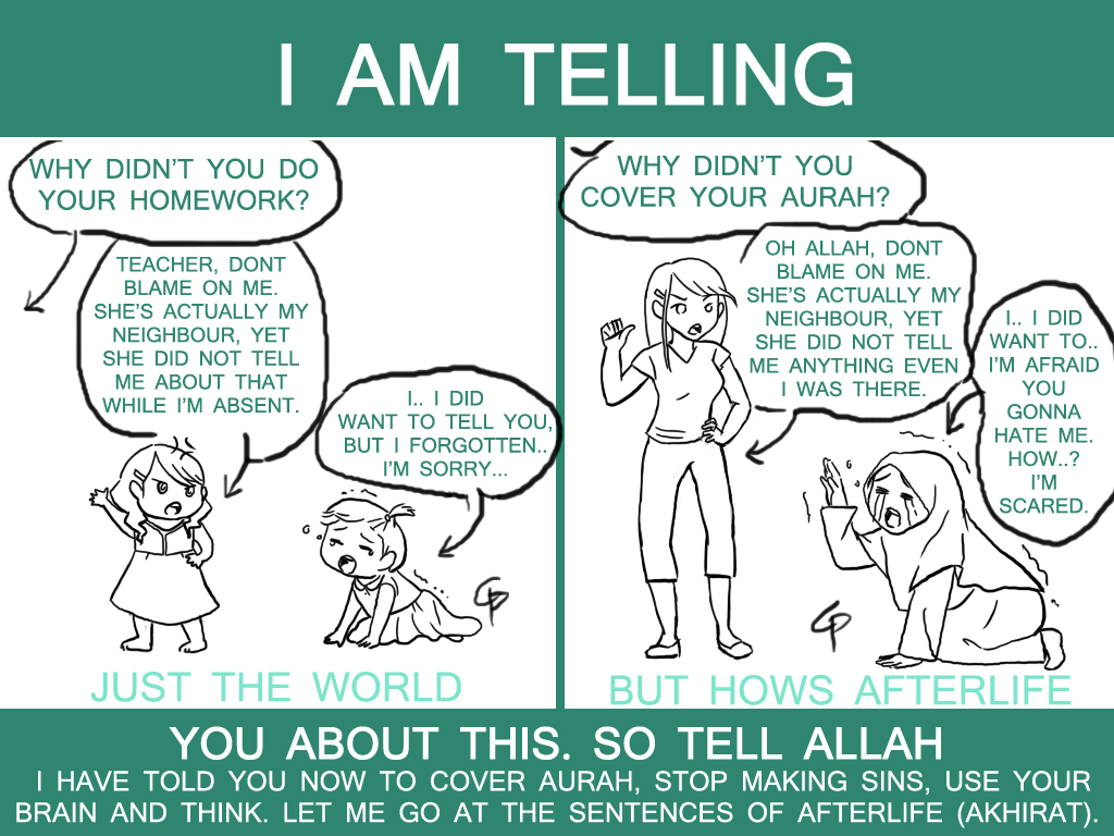 Komik Dakwah Cinta Pada Wallpaper Muslim Drawing Tell