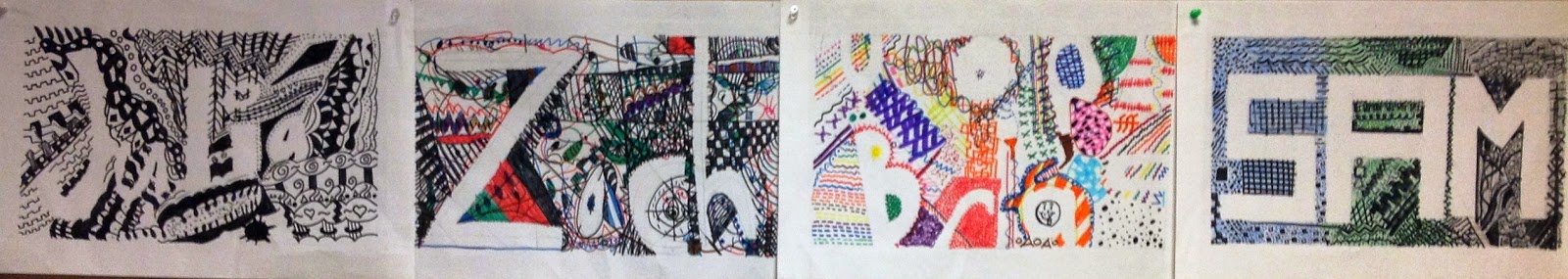 Miss Arty Pants: Positive & Negative Space Zentangles