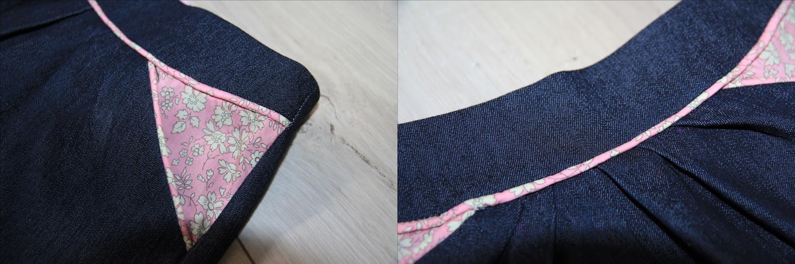 A Quoi Sert La Mini Poche Du Jean Laisse Luciefer: Crash Test - Jupe Mini-Perle Jean et Liberty - Ivanne S.