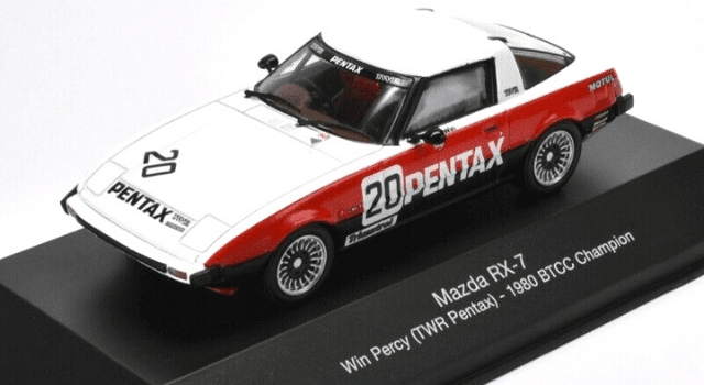 atlas btcc collection, british touring cars champions collection, mazda rx-7 1:43 win percy