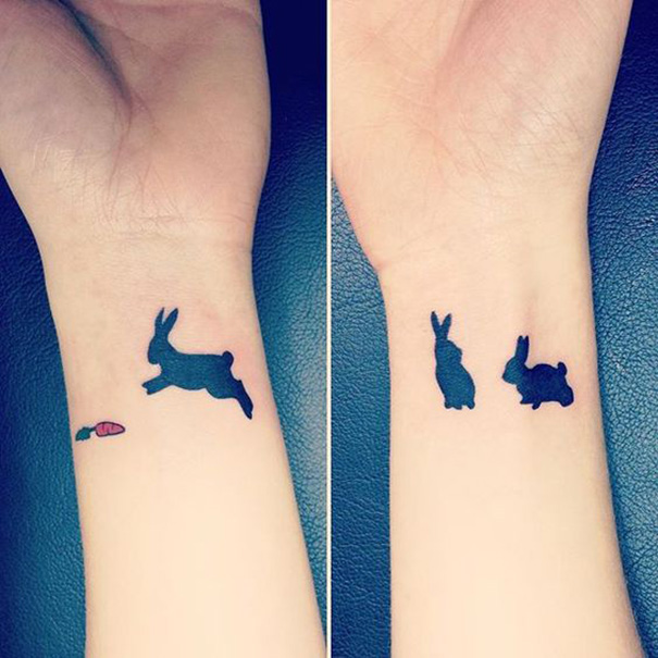 tatuagens femininas de coelho tatuagens femininas de coelho