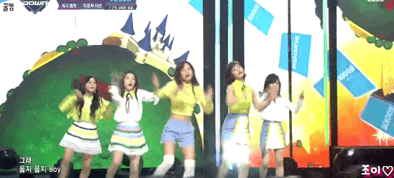 7관왕 달성한 엠카 오늘자 우리벨벳♡.gif | 인스티즈
