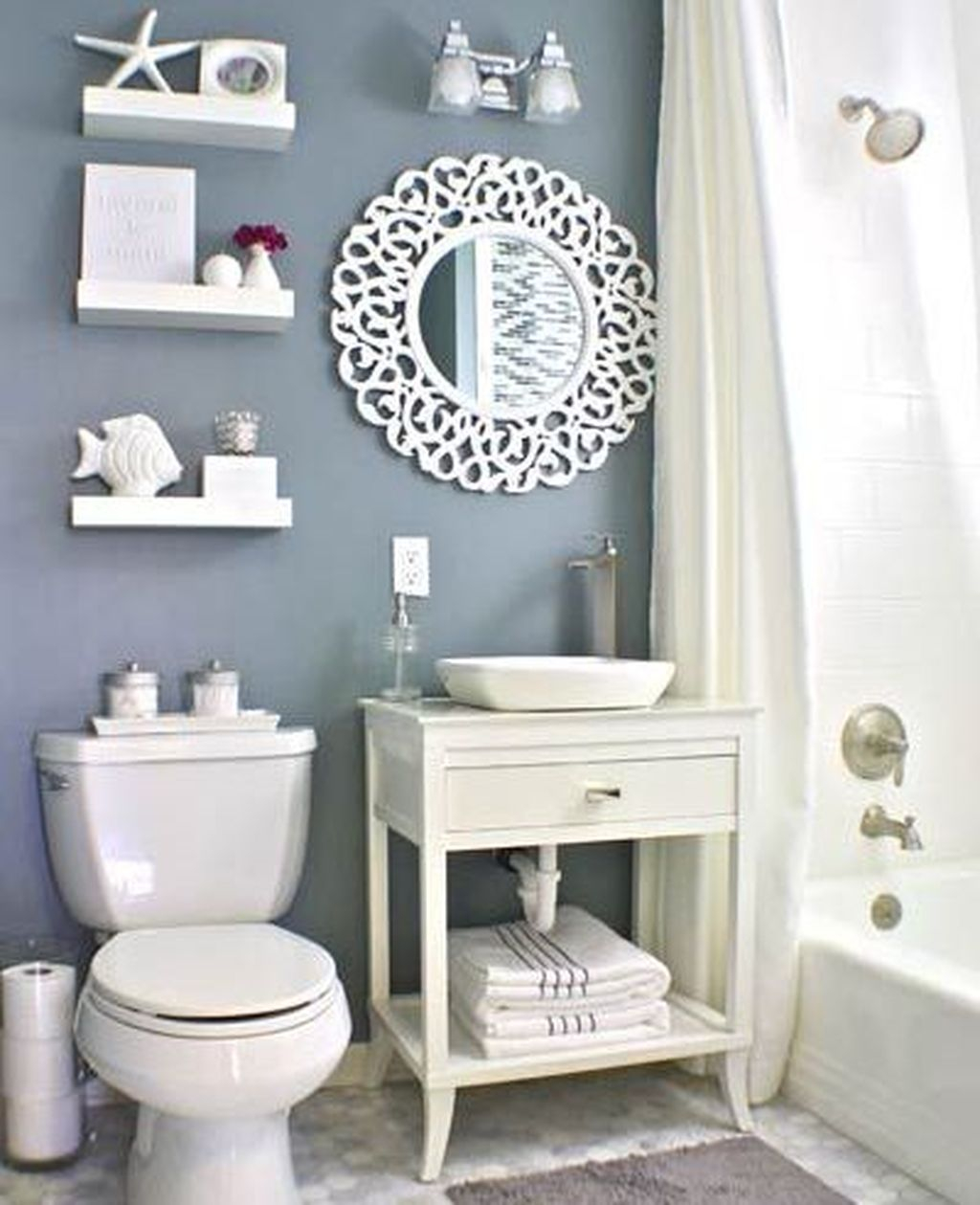30+ Awesome Small Bathroom Makeovers Ideas For Small Space