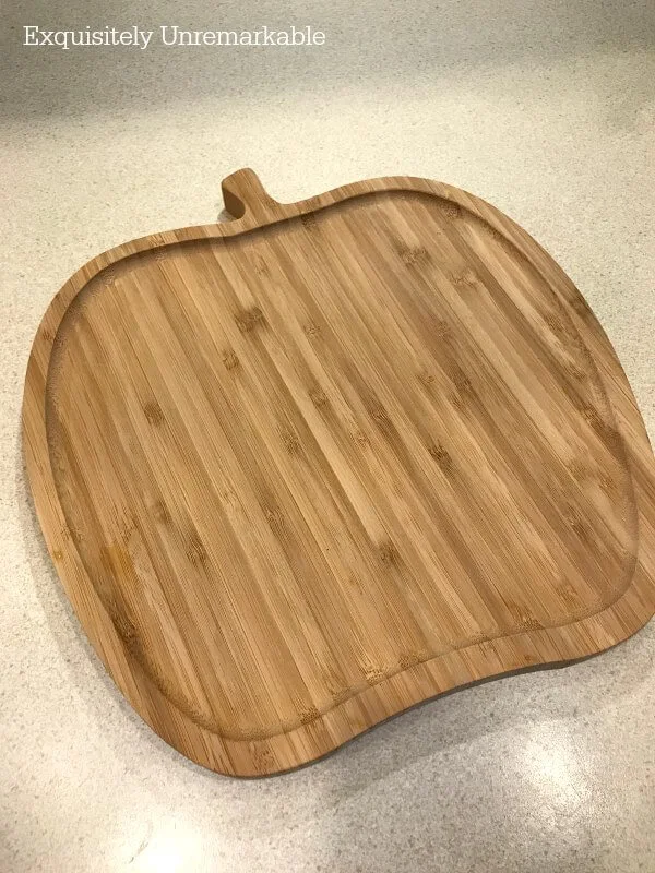 Apple Shaped Cutting Board