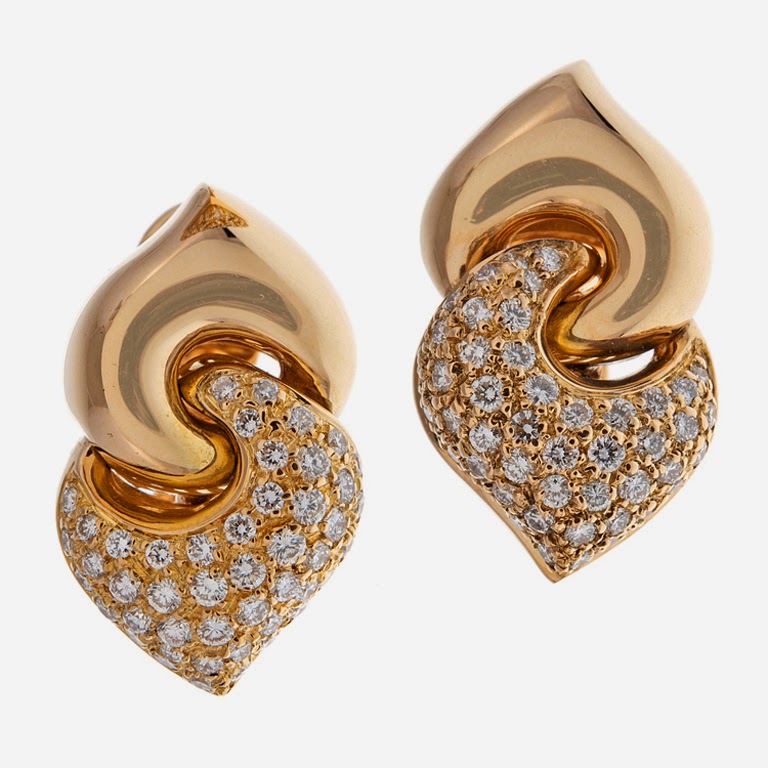 beautiful gold earrings