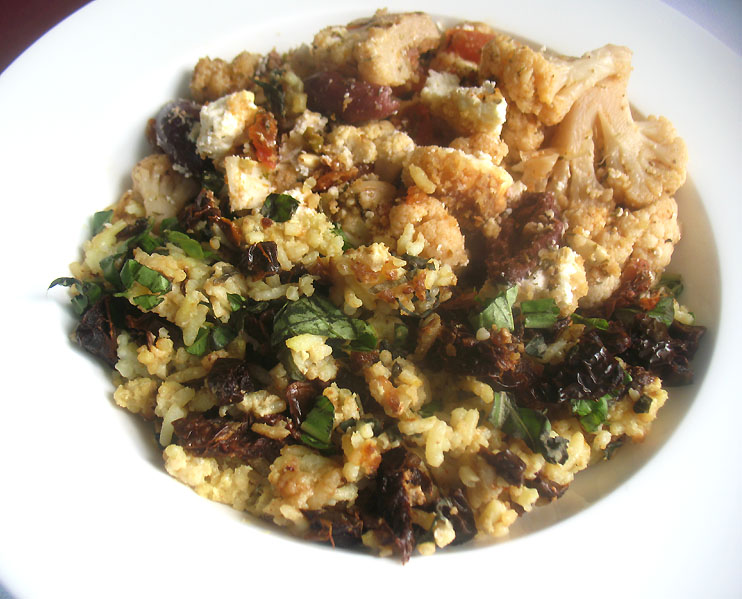 GreekStyle Rice with SunDried Tomatoes and Fresh Basil Lisa's