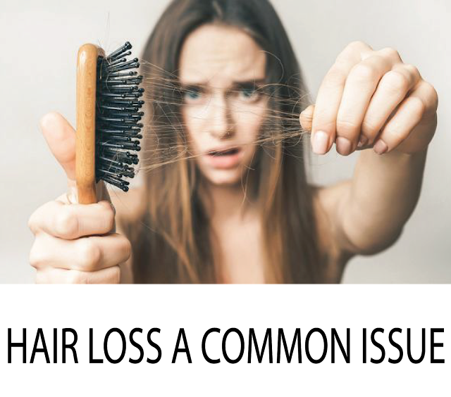 HAIR LOSS A COMMON ISSUE