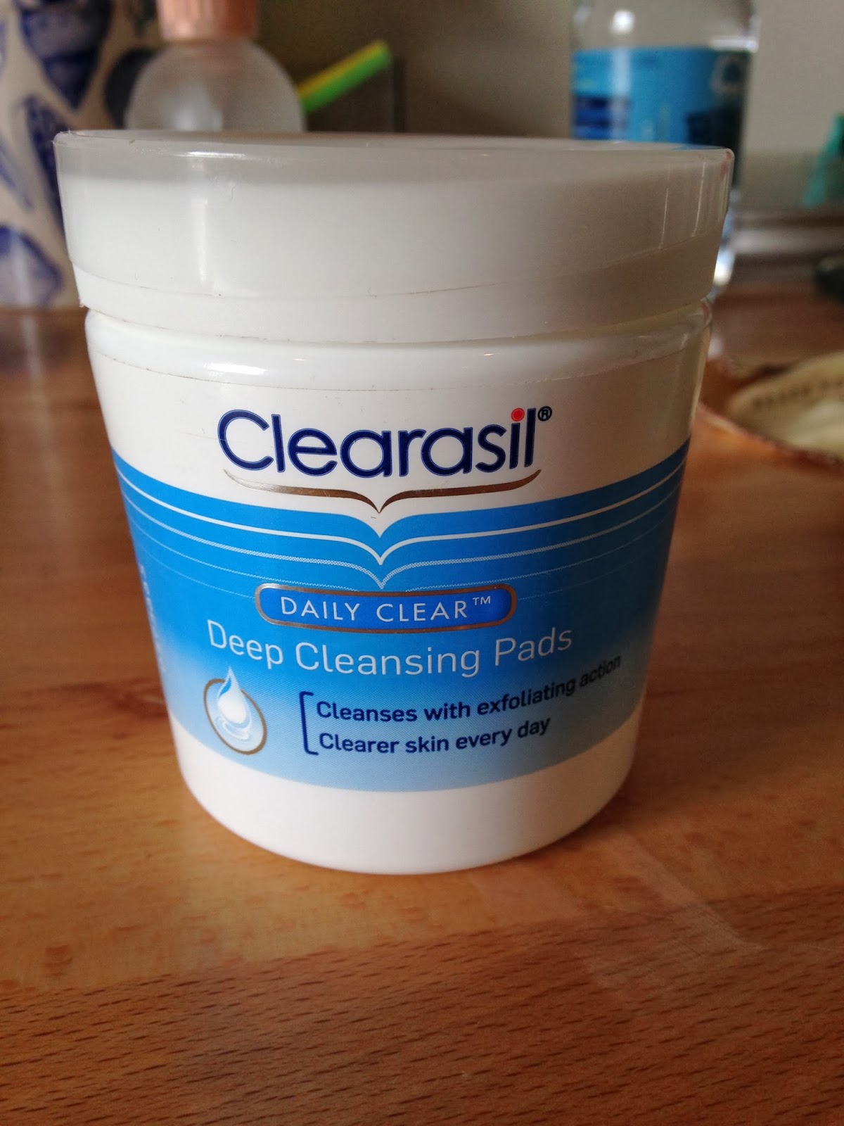 clearasil deep cleansing pads