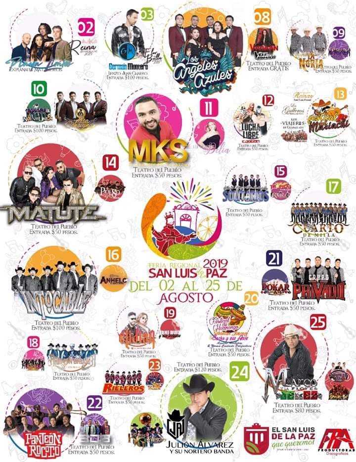 Feria San Luis de la Paz 2019 programa