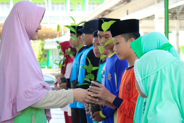 Menuju NTB Hijau, Civitas Universitas Hamzanwadi Tanam 15 Ribu Bibit Pohon