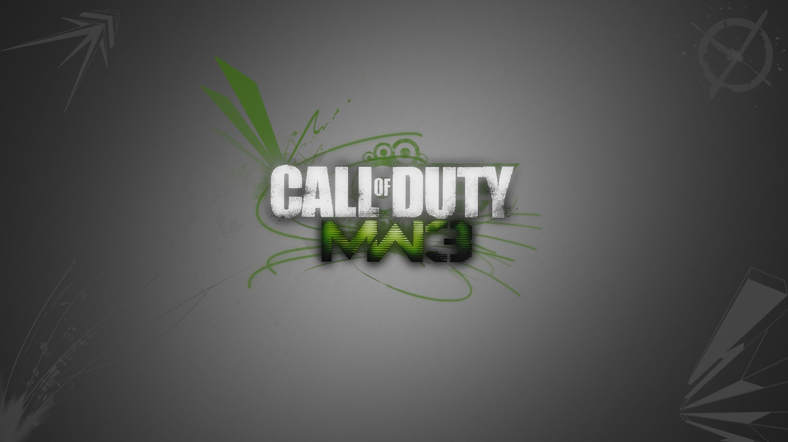 wallpapernarium Call of Duty Modern Warfare 3 logo  Wallpaper