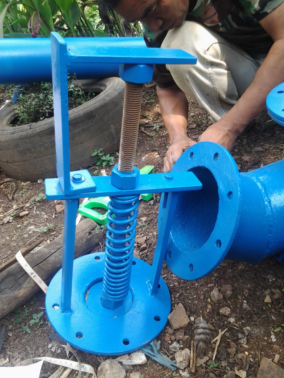 pompa hidram bandung Pompa Air Tanpa Listrik