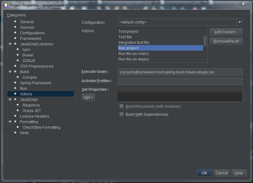 Crear un proyecto web con Spring Boot y JSP