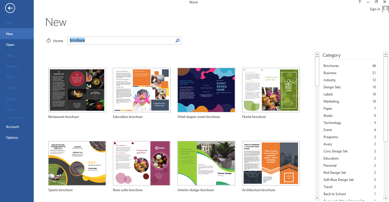 Cara Membuat Brosur di MS Word Dengan Mudah Sembilanapan