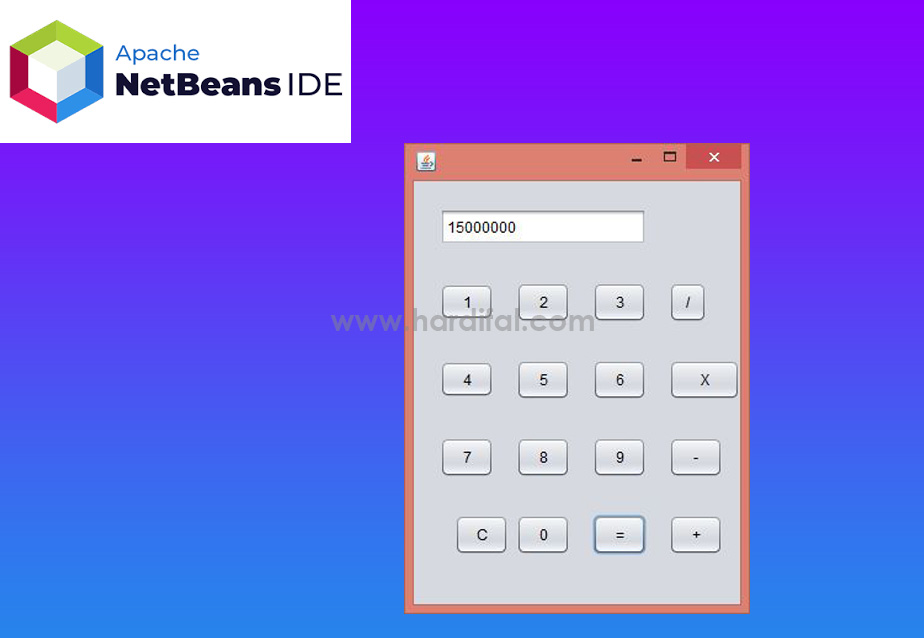 Coding Membuat Aplikasi Kalkulator Sederhana Dengan Java Netbeans Ide Hardifal