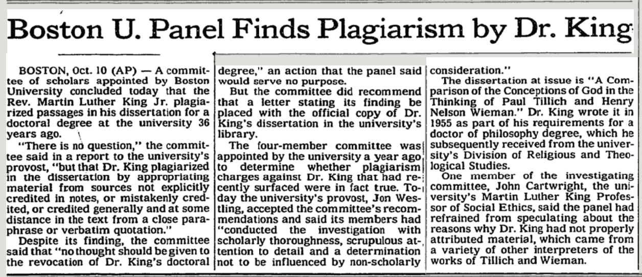 I have a dream plagiarized picture