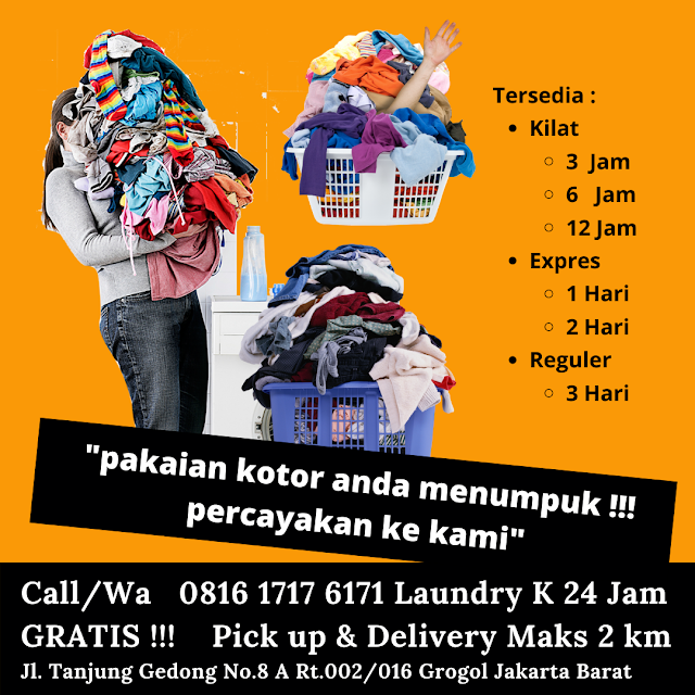 Laundry Express Terdekat 24 Jam Call Wa 0816 1717 6171