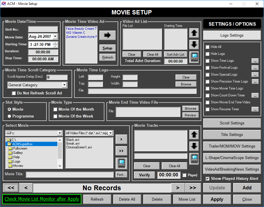 Automatic Cable Manager (ACM) Sat Pro News Edition Ver.16, Latest Cable