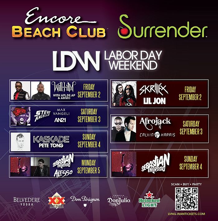 I Love Las Vegas Magazine...BLOG Labor Day Lineup for LDW...Labor Day