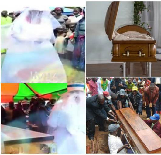 Woman marries her late husband’s corpse so they will remain one again (video)