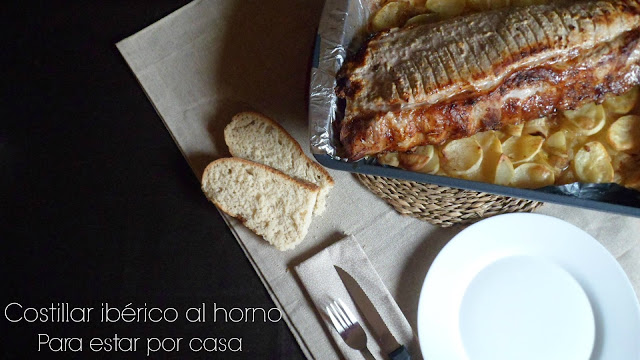 Costillar De Cerdo Ibérico Al Horno
