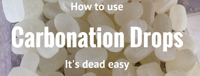 using carbonation drops for beer