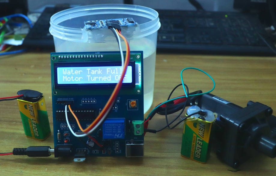 Automatic Water Pump Controller with lcd Technology is Power