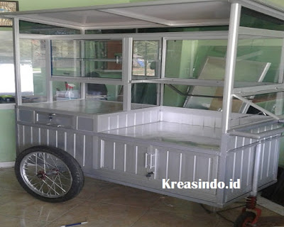 Harga Gerobak Alumunium Fried Chicken Terjangkau Di Jabodetabek Persembahan Kreasindoco