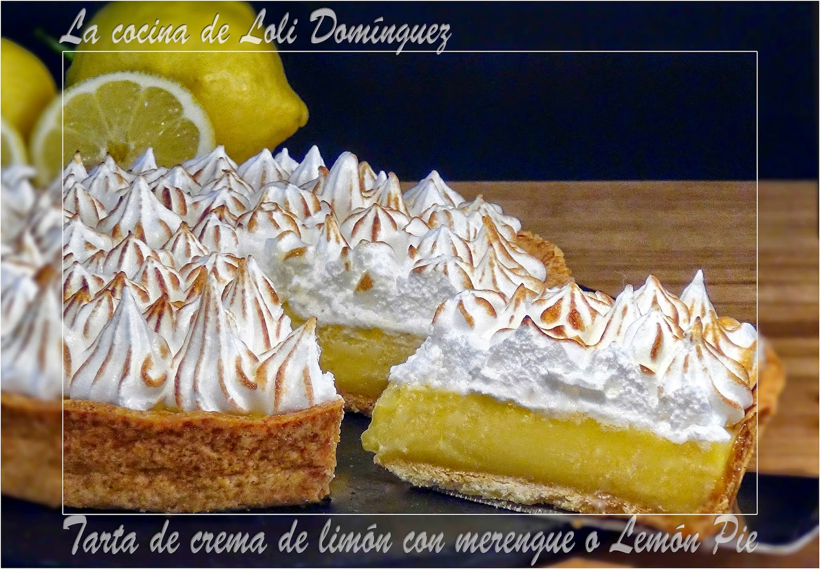 Tarta De Crema De Limón Con Merengue O Lemon Pie
