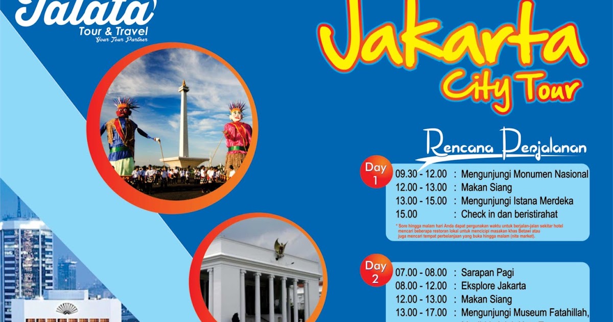 Contoh Brosur Paket Wisata Jakarta Terupdate Contoh Brosur Paket Wisata Jakarta Terupdate