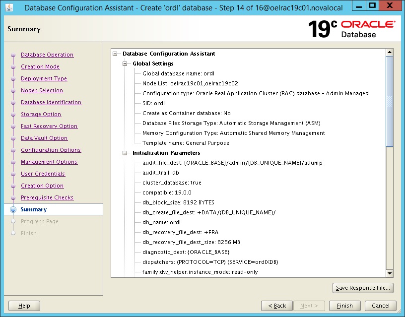 Oracle Database - 19c DB Creation (RAC) - DBA to DA