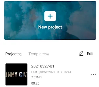 create new project