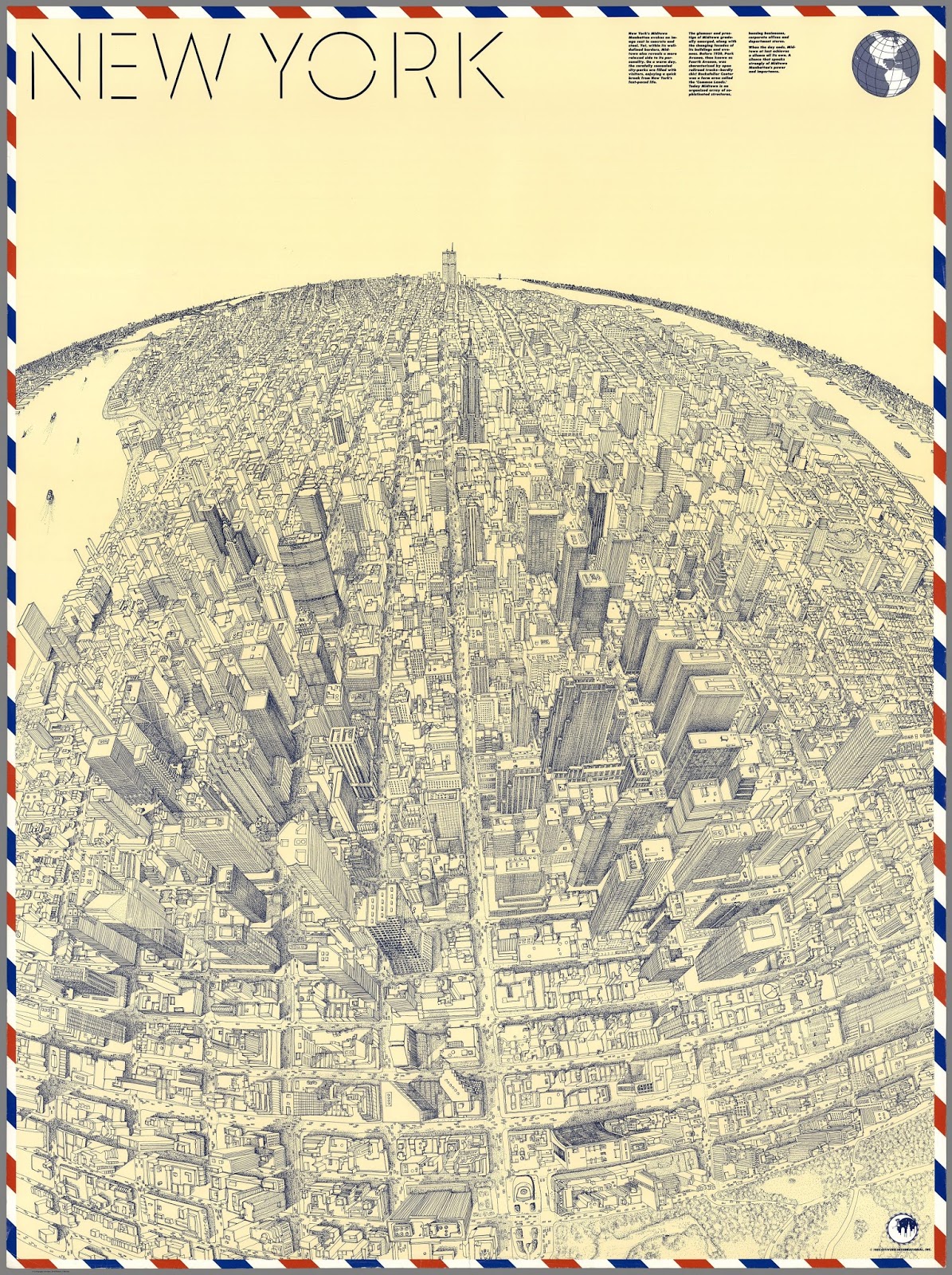 Amazing drawing of Manhattan