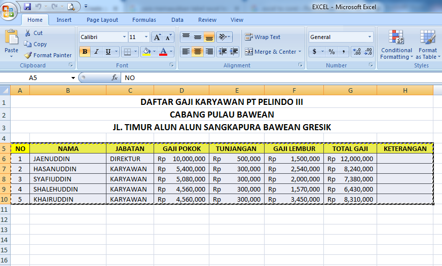 Cara Memasukkan Tabel Excel Ke Corel Draw Dengan Mudah