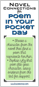 Novel connections for "Poem in Your Pocket" day