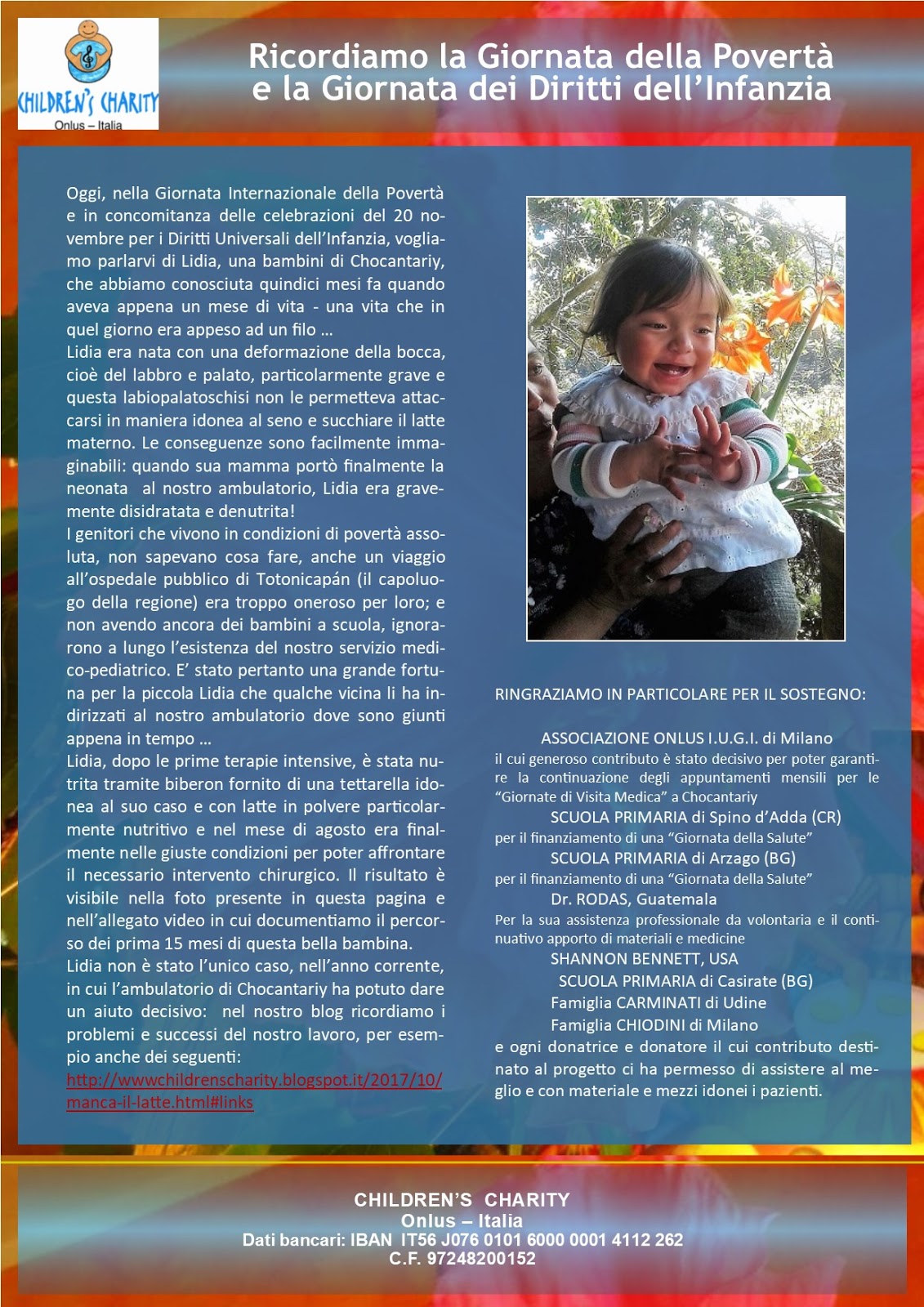 Children's Charity Onlus News Il diritto alla vita
