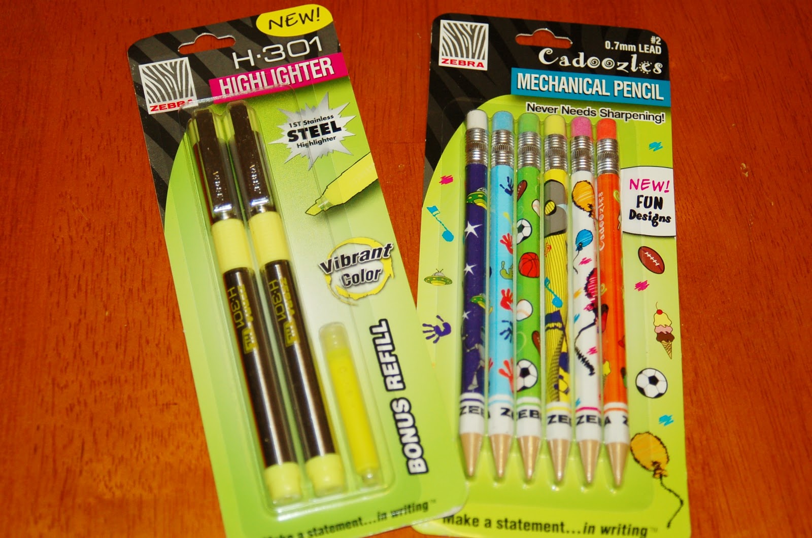 Zebra Pens, Pencils and Highlighters Review