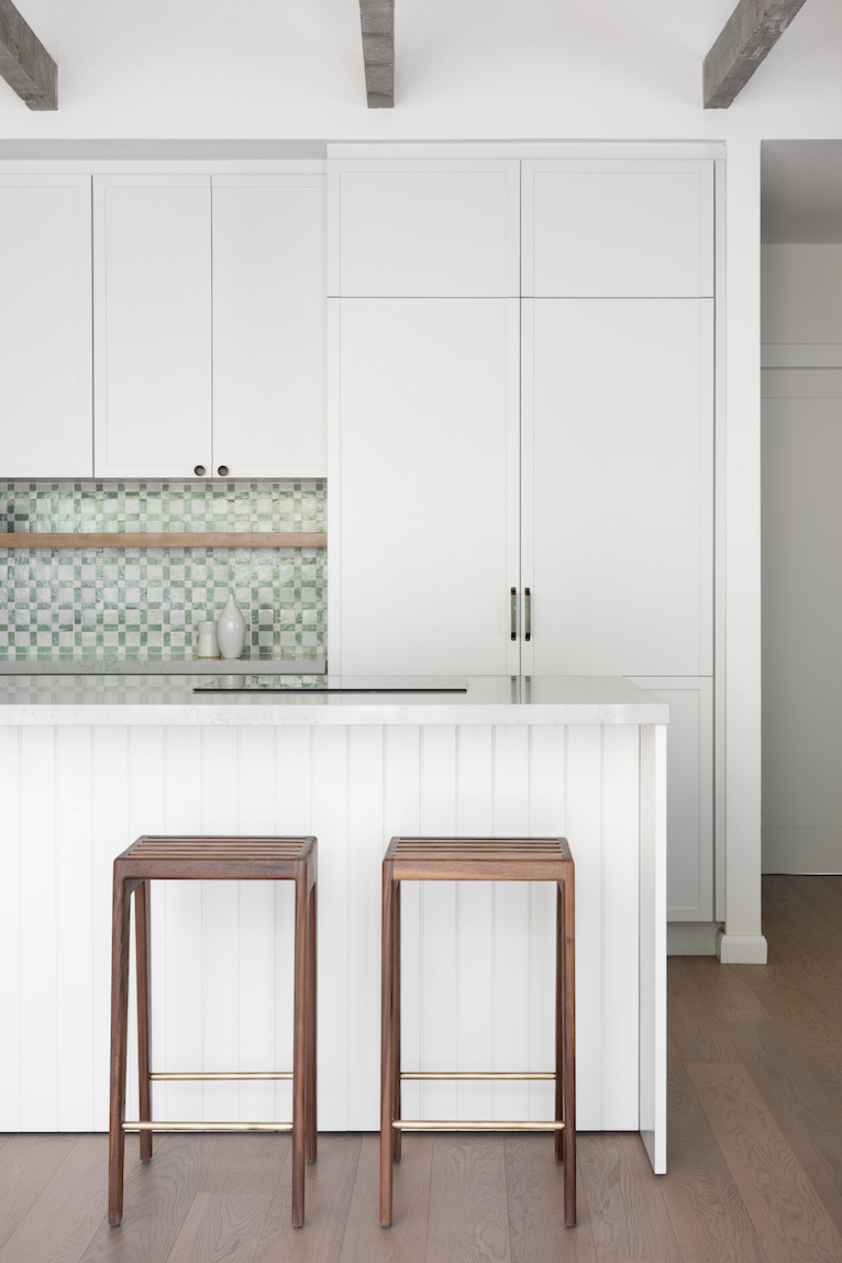 A light home with a beautiful court