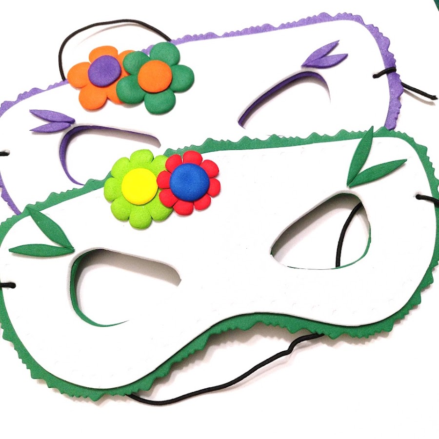 máscaras, goma eva, foamy, disfraz