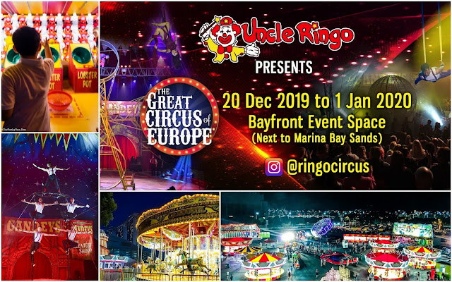 The Great Circus of Europe and Uncle Ringo Carnival at Bayfront in December!