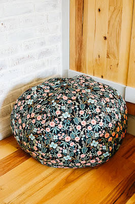 how to sew a sewing pouf