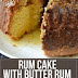Rum Cake With Butter Rum Glaze