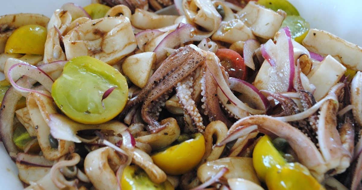 Marinated Squid Salad