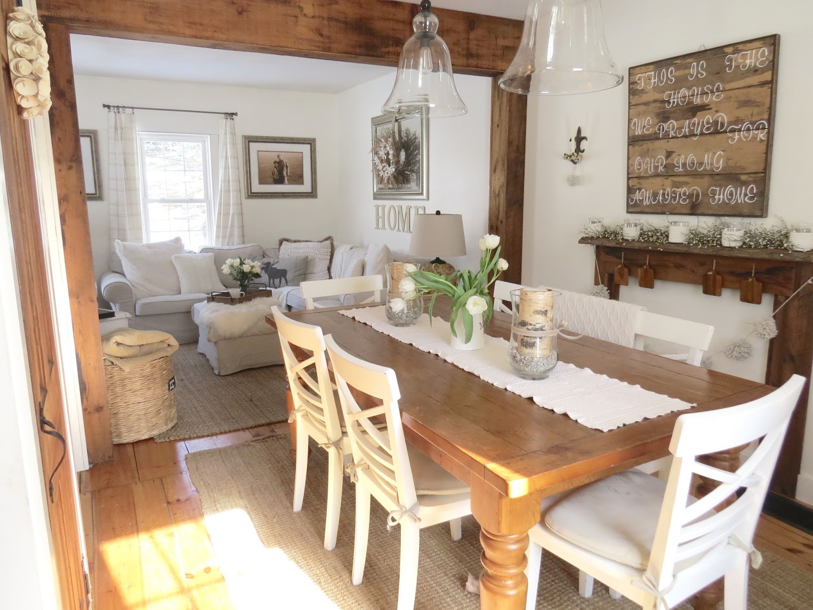 The Long Awaited Home Small House Living Dining Room