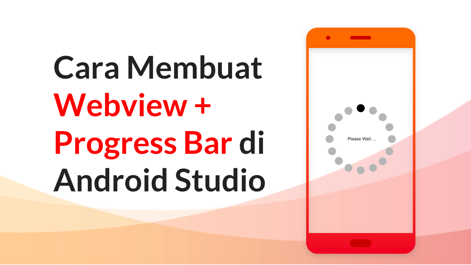 Cara Membuat Progress Bar di  View Android Studio Sahretech