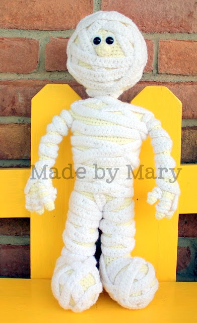 Mummy Crochet pattern, halloween crochet pattern, halloween doll, halloween amigurumi pattern, Amigurumi Mummy, Mummy amigurumi pattern, crochet Mummy doll, mummy Amigurumi, Mummy toy