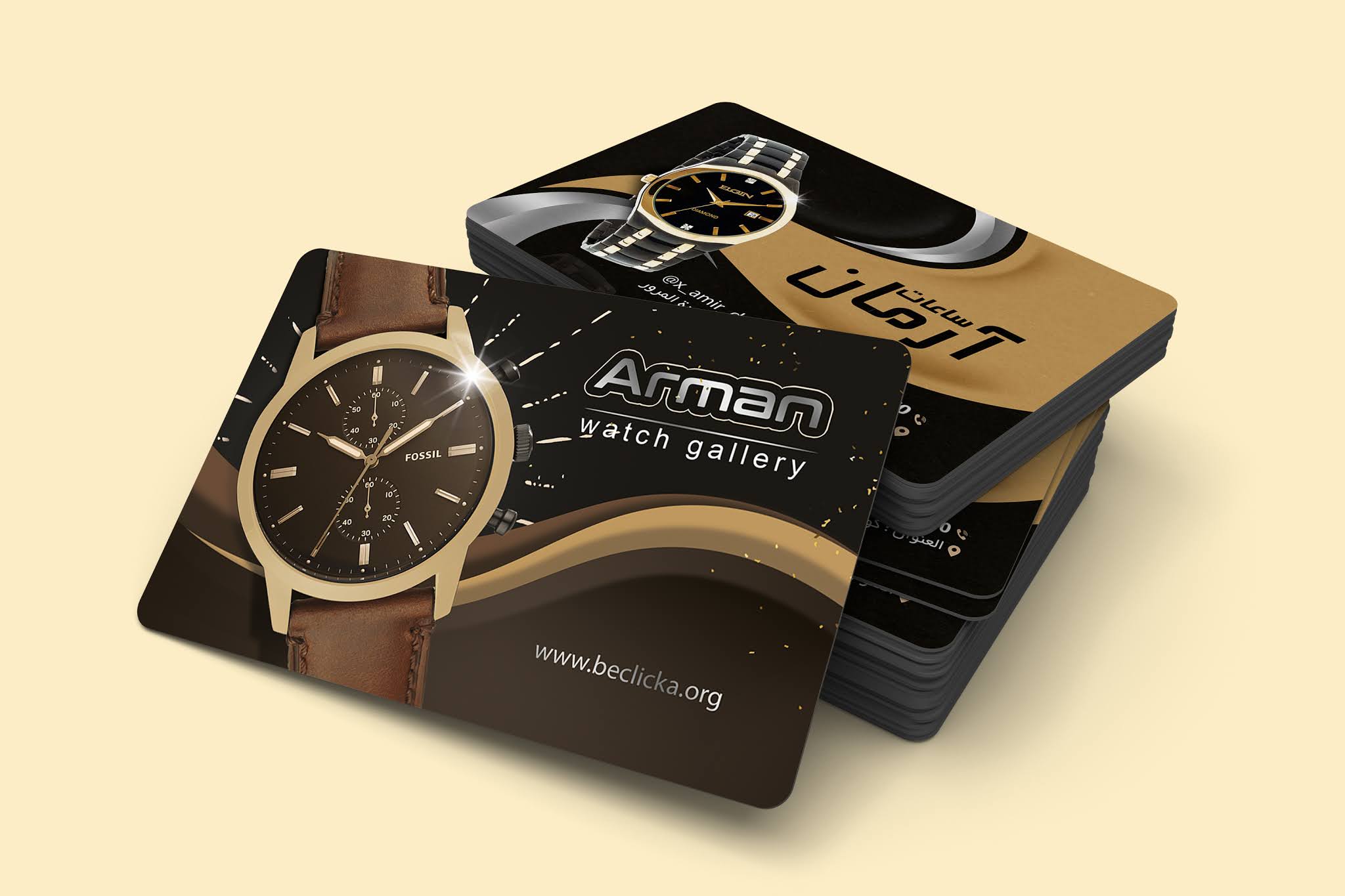 Personal Card PSD Special Selling Watches Personal Cards For Watches Business Card