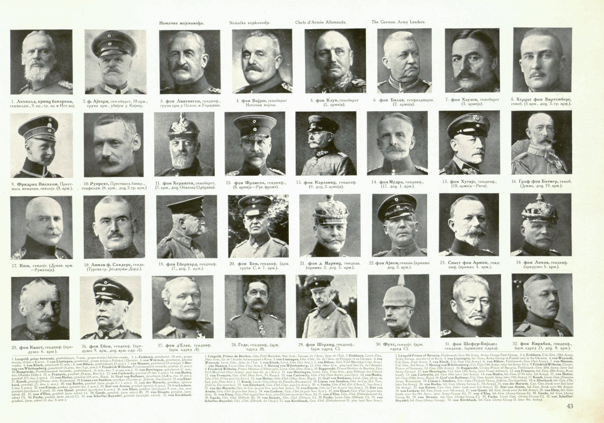 WW1 Leaders German Army Leaders Part 1 WW1 Information