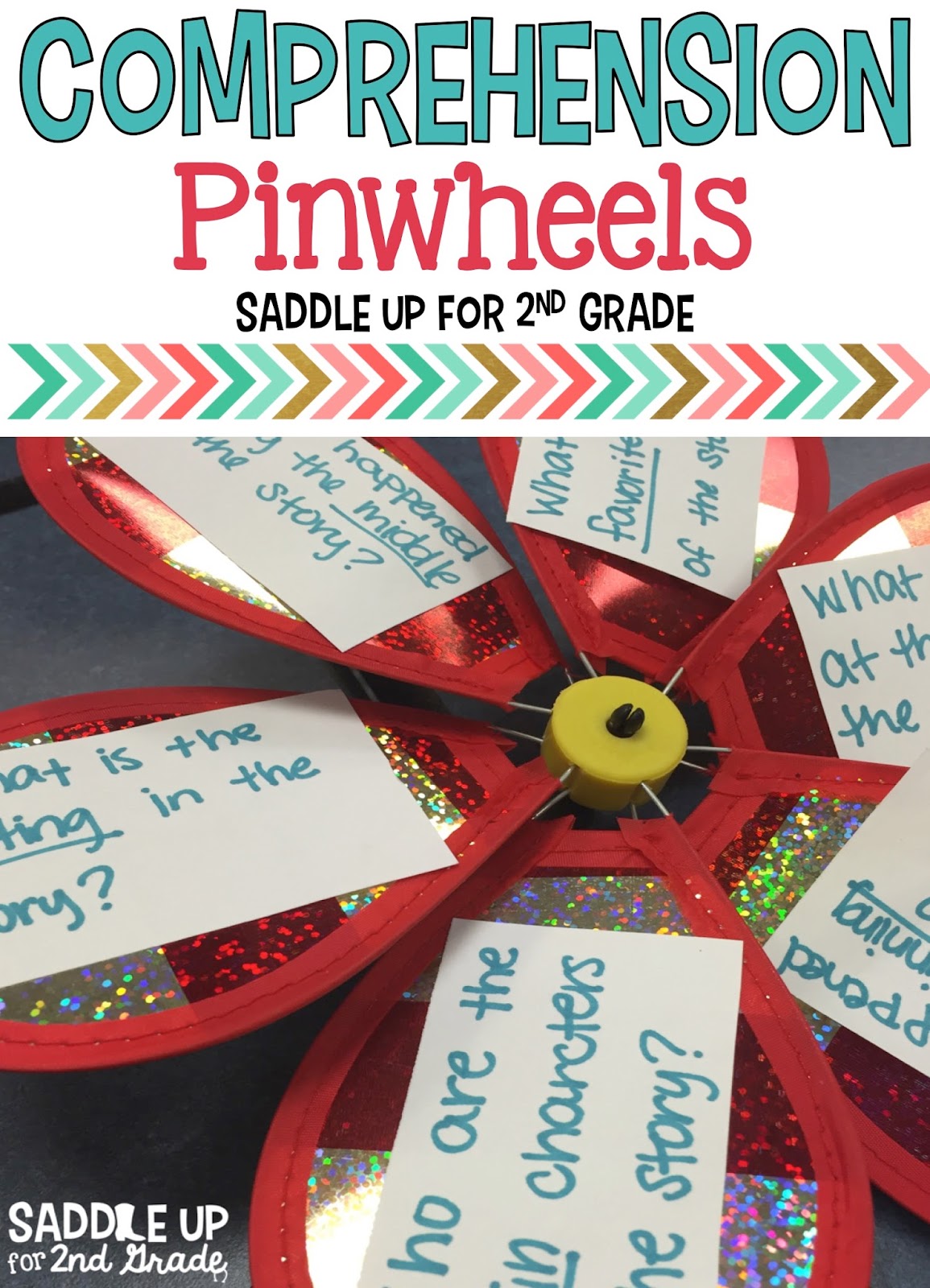 Comprehension Pinwheels are a fun and unique way to check for understanding during your small group time. Come check out these fun tools that you can use for all subject areas. 