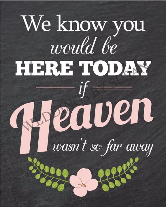 we-know-you-would-be-here-today-if-heaven-wasn-t-so-far-away-printable